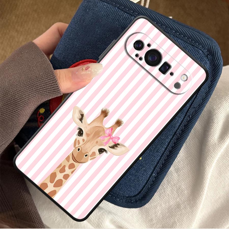 Cartoon Giraffe Funda Phone Co - đánh giá và giá Google Pixel 9 Pro