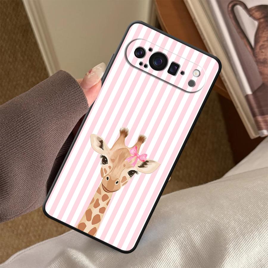 Cartoon Giraffe Funda Phone Co - đánh giá và giá Google Pixel 9 Pro
