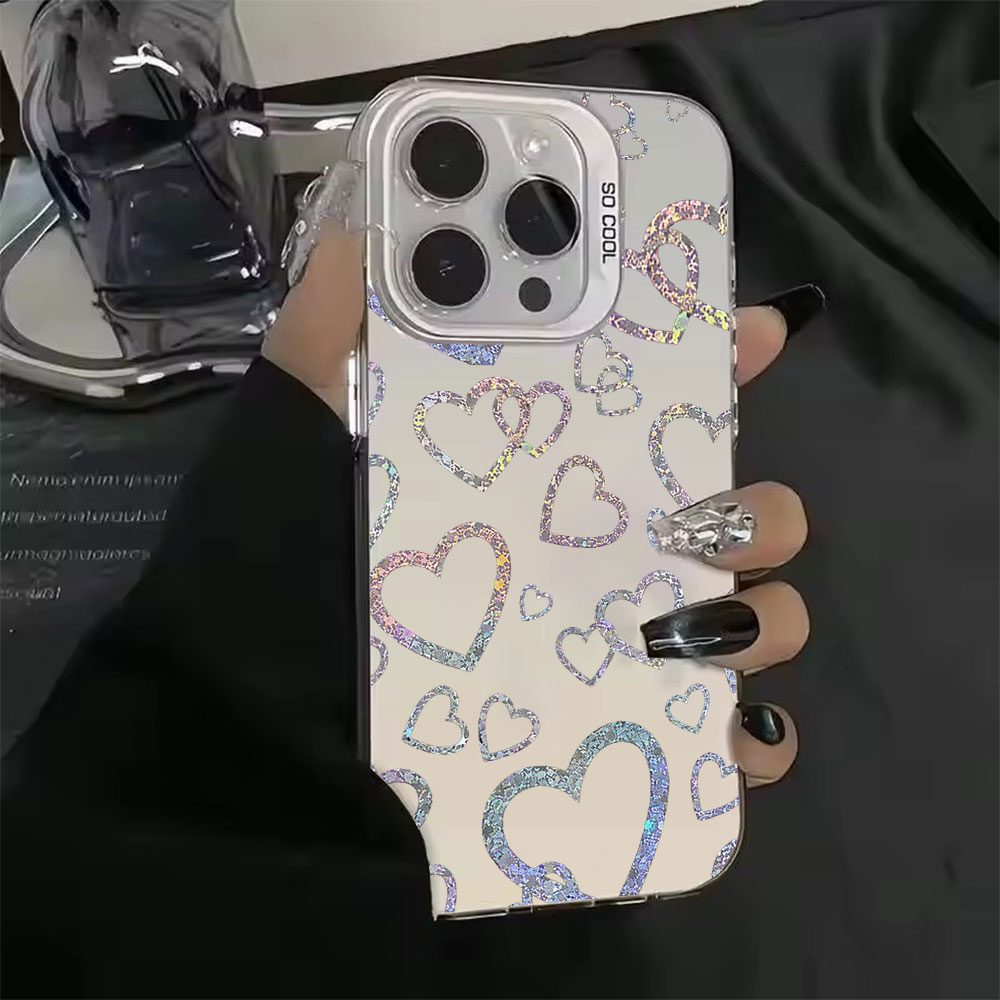 Colorful Heart Print Case For  - đánh giá và giá Apple Iphone 15