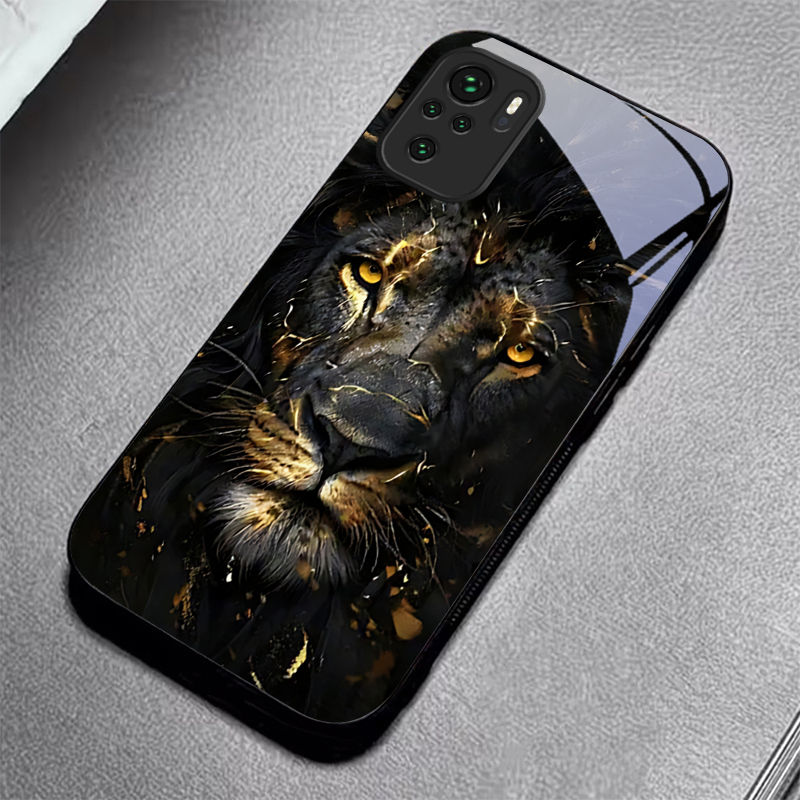 Lion With Golden Black Glass P - đánh giá và giá Xiaomi Redmi Note 14