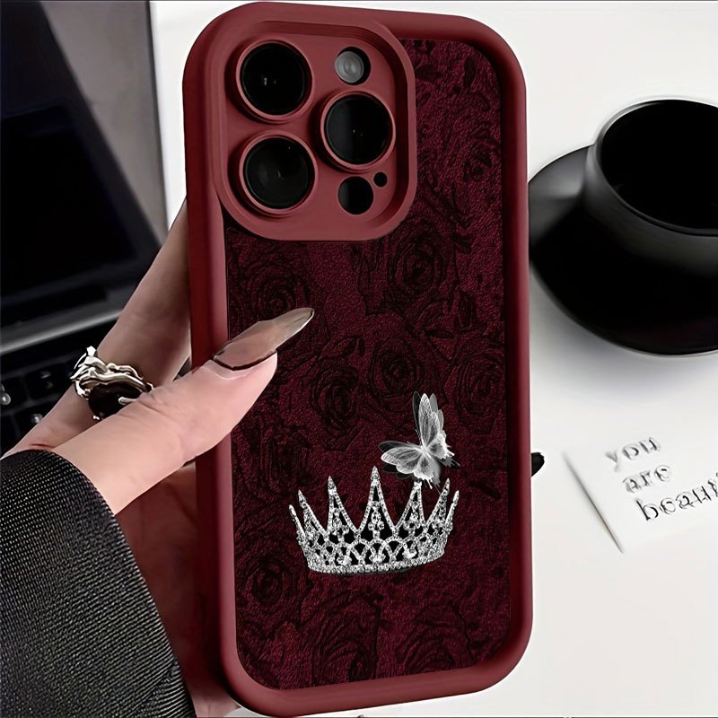 Phone Case Red Rose Silver Cro - đánh giá và giá Apple Iphone 15